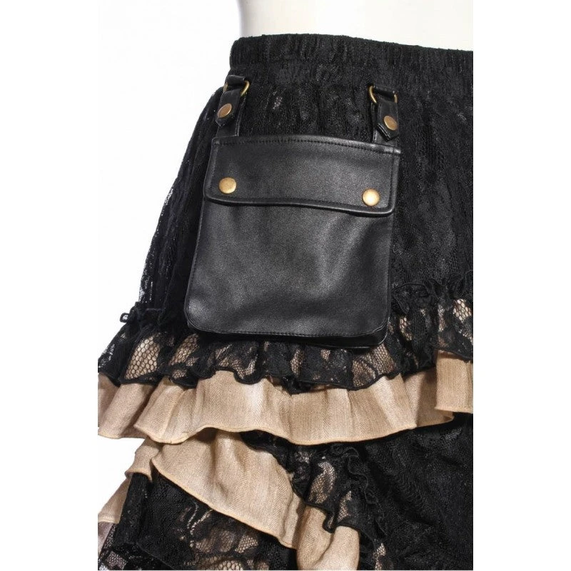 RQ-BL Violetta Steampunk Skirt 7 RQ-BL Violetta Steampunk Skirt - Image 7