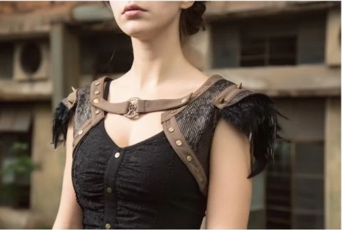 Persephone's Pleasure - Brown Punk Rave Samantha Key Dress -PUNK RAVE Sales