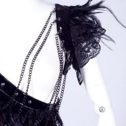 RQ-BL Feathery Fantasy Dress -PUNK RAVE Sales 21079BR 21 1200x