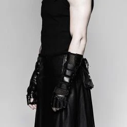 Alternative view of Punk Rave Cyber Fingerless Gloves