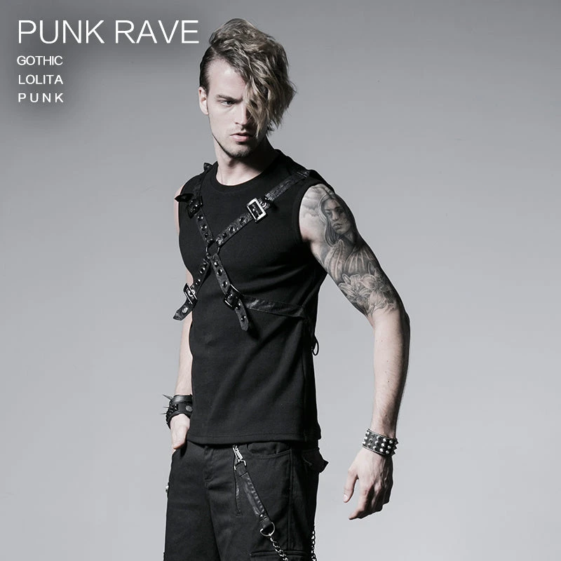 Punk Rave Gothic Cross Top 2 Punk Rave Gothic Cross Top - Image 2