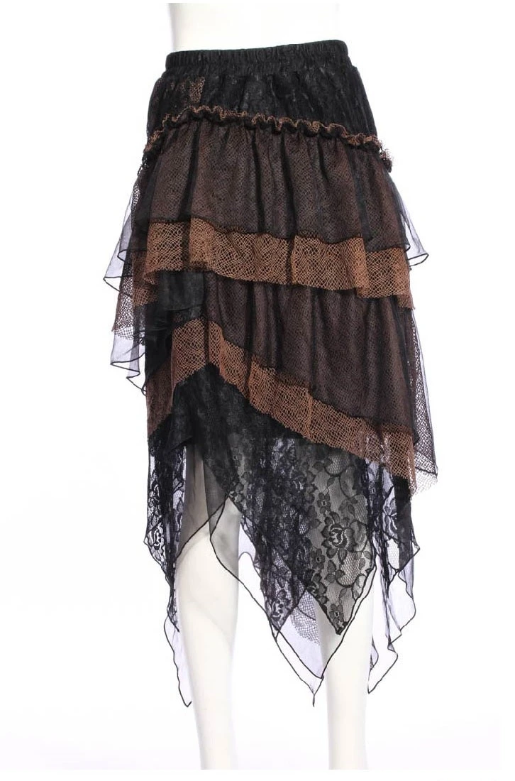 RQ-BL Alexia Steampunk Skirt 5 RQ-BL Alexia Steampunk Skirt - Image 5