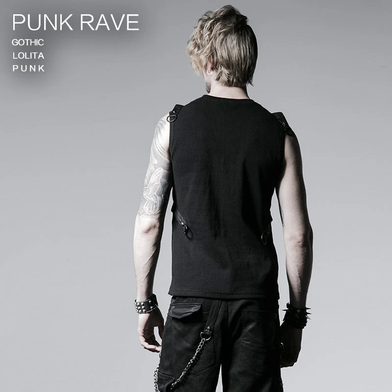 Punk Rave Gothic Cross Top 3 Punk Rave Gothic Cross Top - Image 3