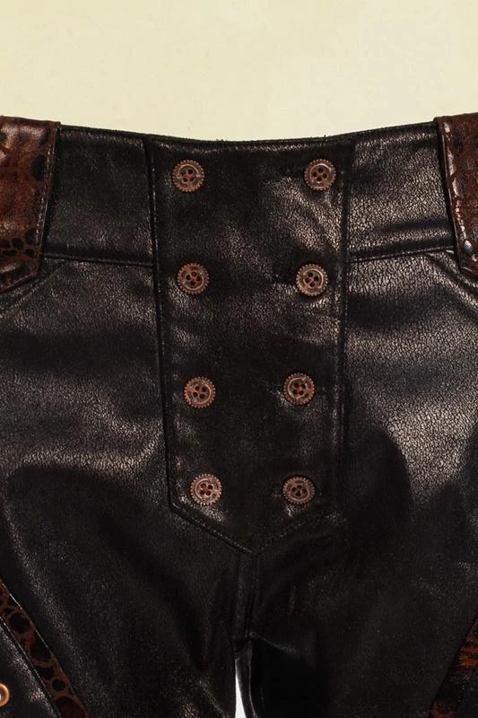 Steampunk Air Captain Mini Shorts RQ-BL Steampunk Air Captain Mini Shorts -PUNK RAVE Sales 3 575bc2cb 377f 4848 ab21
