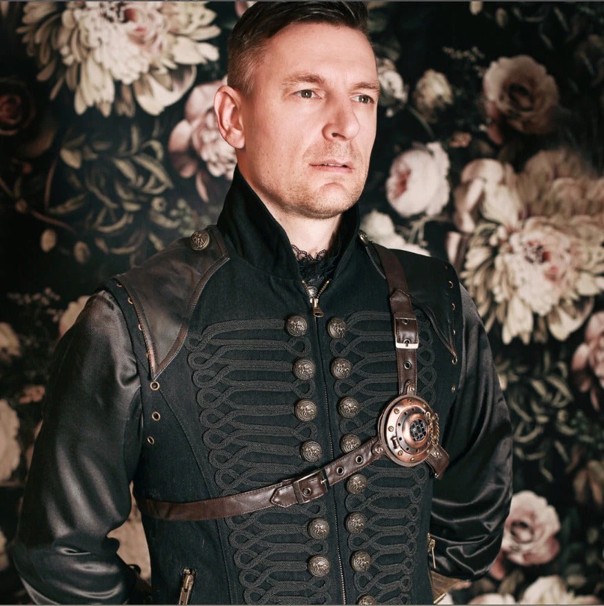 RQ-BL Steampunk Led Light Chest Harness (Unisex) 7 RQ-BL Steampunk Led Light Chest Harness (Unisex) - Image 7