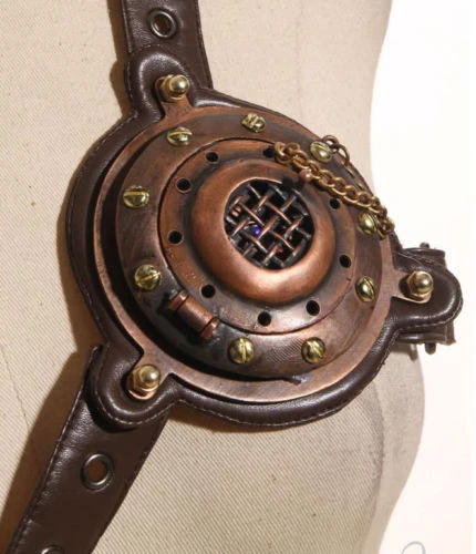 RQ-BL Steampunk Led Light Chest Harness (Unisex) 5 RQ-BL Steampunk Led Light Chest Harness (Unisex) - Image 5