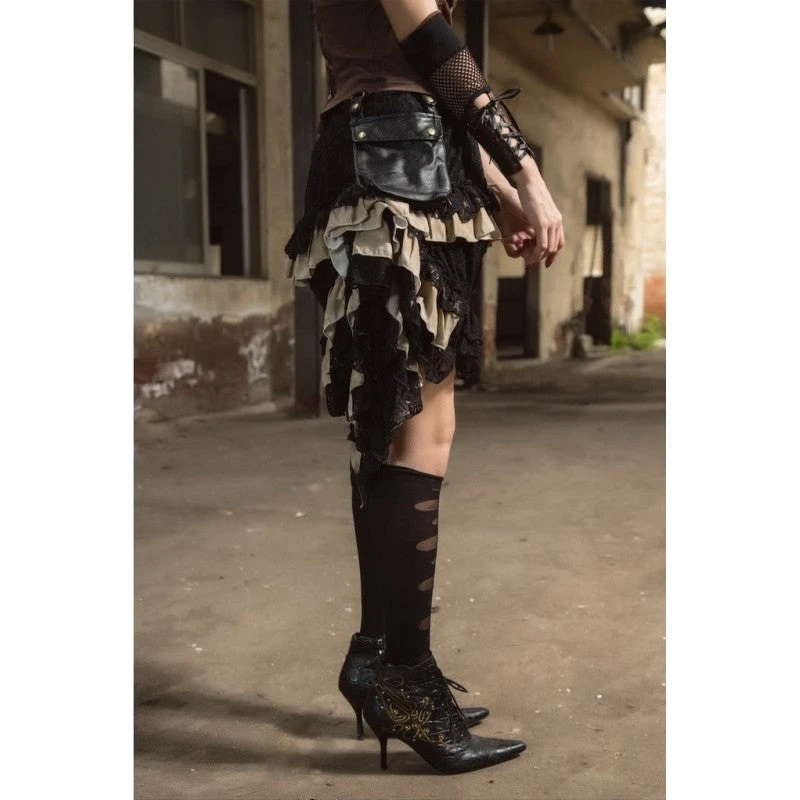 RQ-BL Violetta Steampunk Skirt 4 RQ-BL Violetta Steampunk Skirt - Image 4