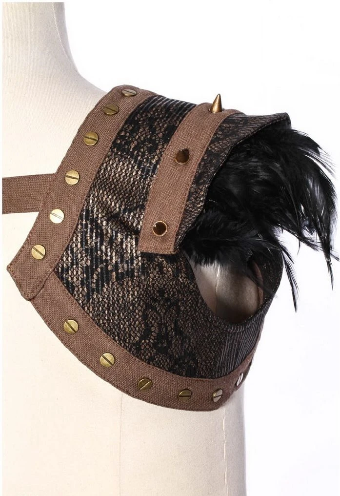 Persephone's Pleasure - Brown Punk Rave Samantha Key Dress -PUNK RAVE Sales