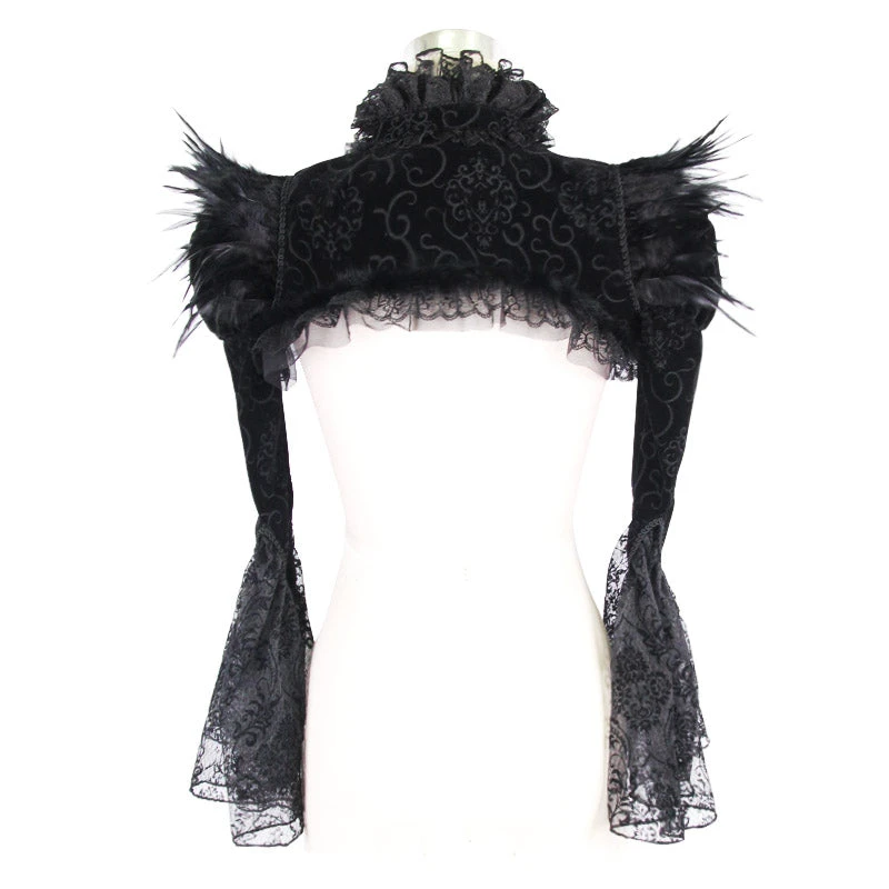 Feathers and Lace Shrug Devil Fashion Feathers And Lace Shrug -PUNK RAVE Sales 800 22b8de82 a0c4 4b30 b174