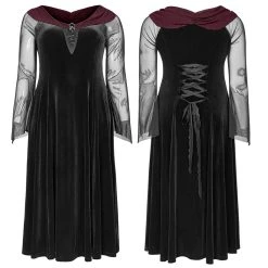 Punk Rave Little Naughty Witch Dress | Plus Size -PUNK RAVE Sales DQ 511 6 1200x