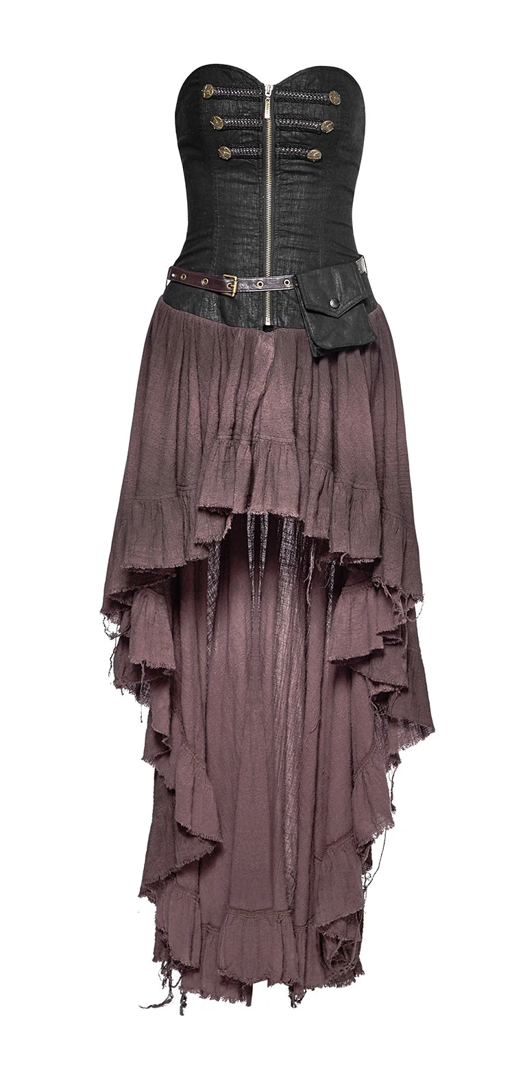 Punk Rave Ruffletease Steampunk Dress 4 Punk Rave Ruffletease Steampunk Dress - Image 4