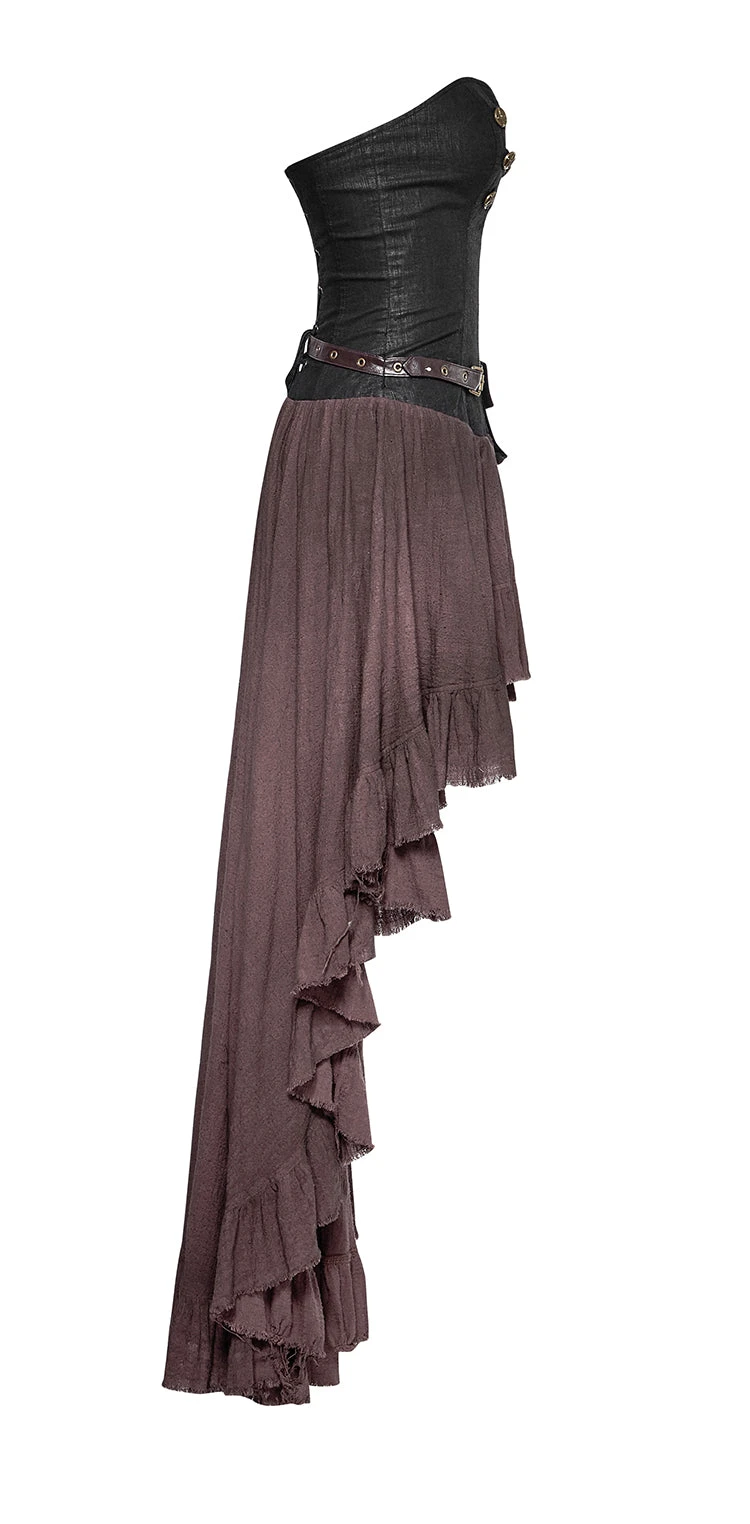 Punk Rave Ruffletease Steampunk Dress 5 Punk Rave Ruffletease Steampunk Dress - Image 5