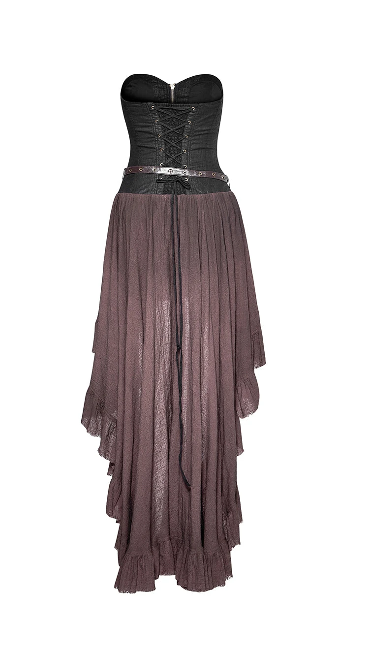 Punk Rave Ruffletease Steampunk Dress 6 Punk Rave Ruffletease Steampunk Dress - Image 6