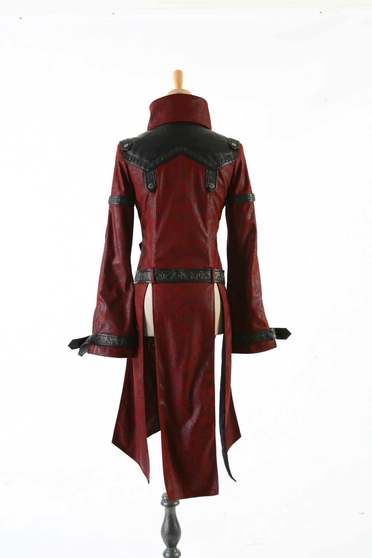 Crimson Crusade Jacket Punk Rave Black Crusade Coat -PUNK RAVE Sales