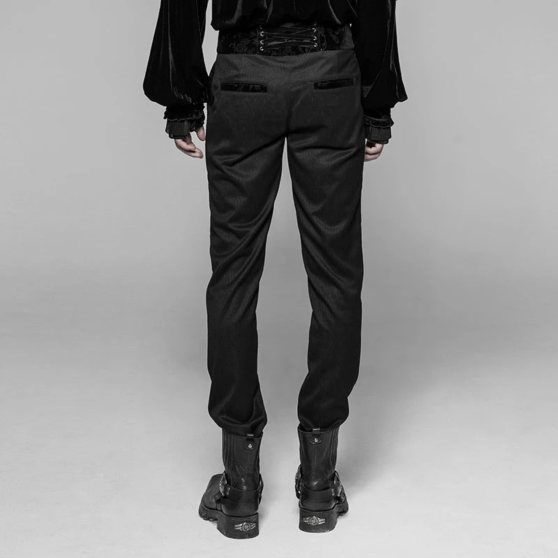 Victorian Gentleman Pants Spiral Direct Skull Armor T-shirt -PUNK RAVE Sales K 333