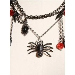 PUNK RAVE Sales -PUNK RAVE Sales Queen of the demonweb necklace 5 800x800 1200x
