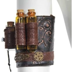 RQ-BL Alchemist Armband 9 RQ-BL Alchemist Armband -PUNK RAVE Sales RQ BL Steampunk Accessory Secrets Bottles cogwheels PU arm band sp057.jpg 640x640 ef3b1718 b5fb 470a 9950 0de53cb8f73b 1200x