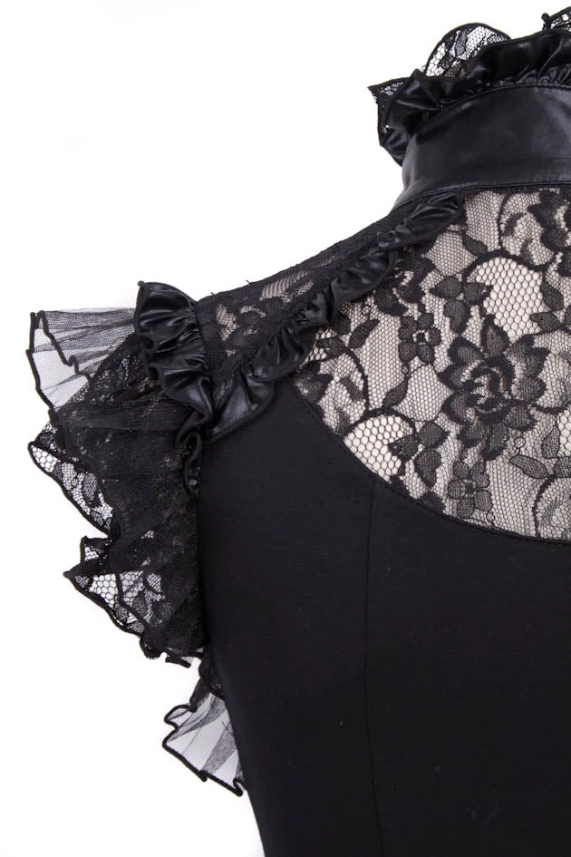 RQ-BL Countess Black Sleeveless Top 4 RQ-BL Countess Black Sleeveless Top - Image 4