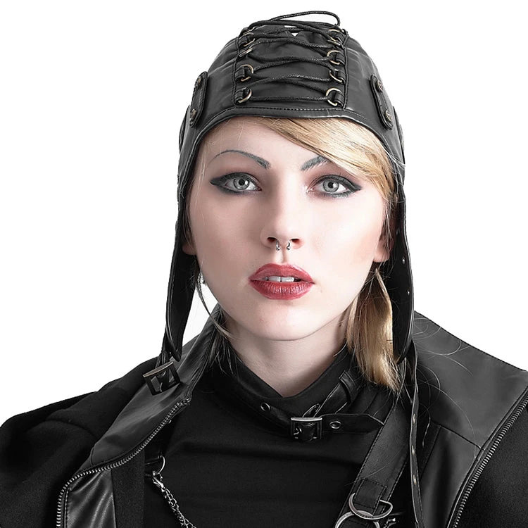Punk Rave Air Bomber Cap 3 Punk Rave Air Bomber Cap - Image 3