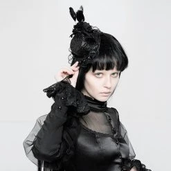 Pyon Pyon Gothic Doll Fascinator -PUNK RAVE Sales SL 052 4 1200x