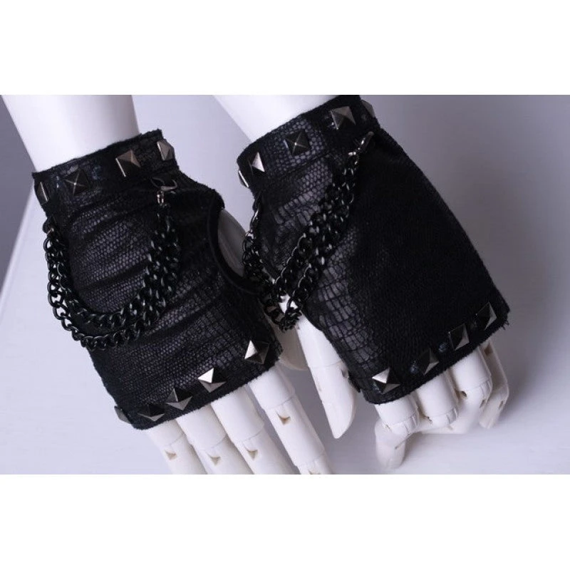 Sex Pistol Gloves RQ-BL Cleopatra's Collar Necklace -PUNK RAVE Sales Sex Rifle Gloves
