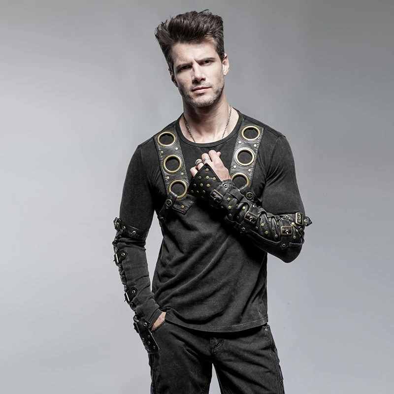 Steampunk Mercenary Top Punk Rave Steampunk Mercenary Top -PUNK RAVE Sales T 427