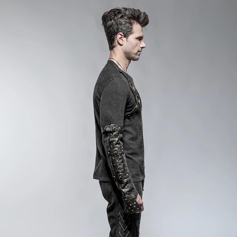 Steampunk Mercenary Top Punk Rave Steampunk Mercenary Top -PUNK RAVE Sales T 427