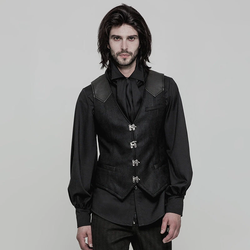 Punk Rave Duke Of Burgundy Vest 2 Punk Rave Duke Of Burgundy Vest - Image 2