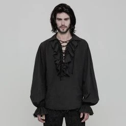 Punk Rave Black Pirate Top