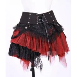 RQ-BL Adore Skirt And Corset Belt Set Red 10 RQ-BL Adore Skirt And Corset Belt Set Red -PUNK RAVE Sales adore skirt red 2 800x800 1200x