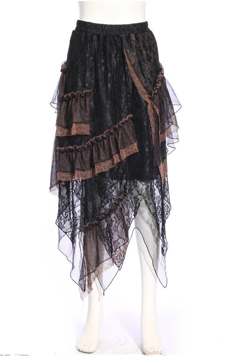 RQ-BL Alexia Steampunk Skirt 1 RQ-BL Alexia Steampunk Skirt