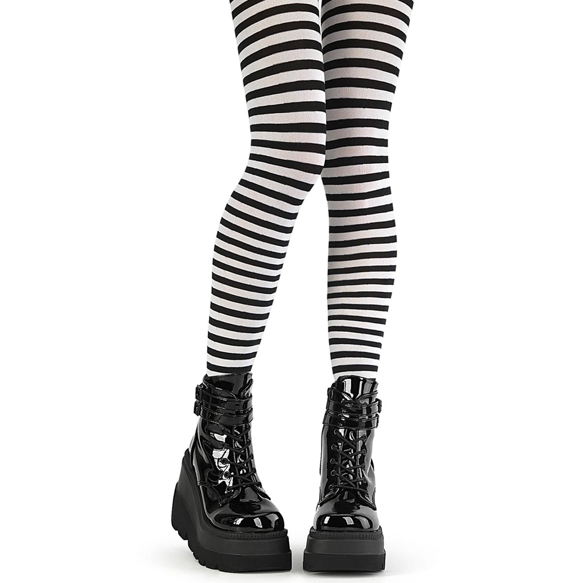 Punky Funky Striped Pantyhose Demonia Punky Funky Striped Pantyhose -PUNK RAVE Sales demonia striped