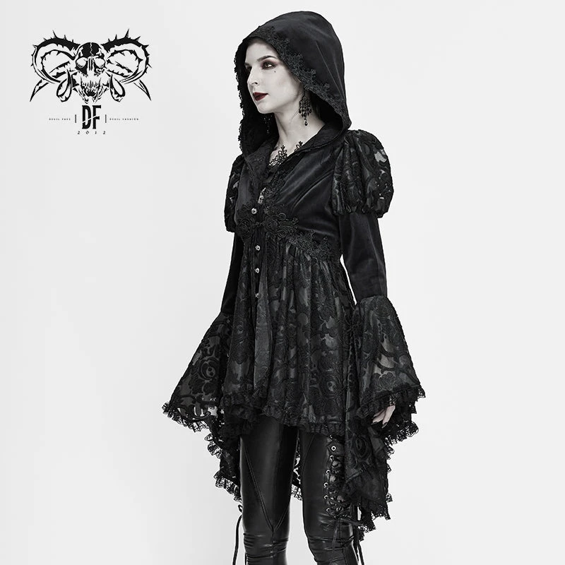 ALEXIA HOODED TAILCOAT Devil Fashion ALEXIA HOODED TAILCOAT -PUNK RAVE Sales df1ab30b074c29d48d32dcea64f74684 e9206ea0 551b 4ffe abba