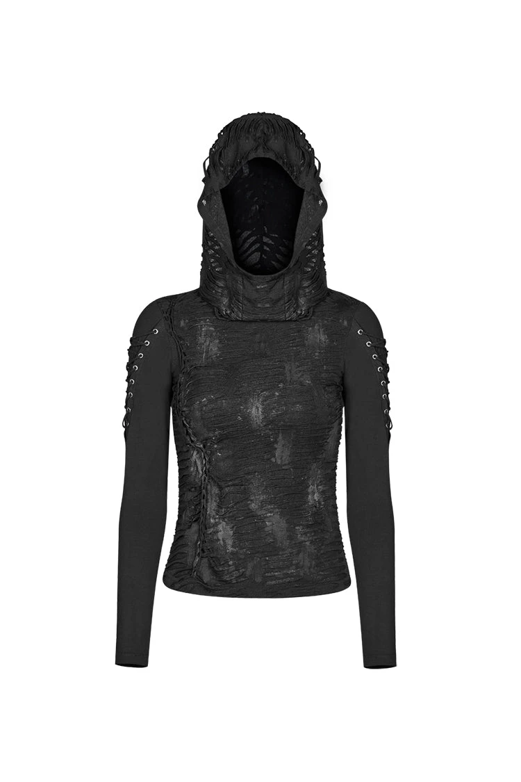 Female Assasain Hoodie Punk Rave Female Assasain Hoodie -PUNK RAVE Sales gothic hoodie t