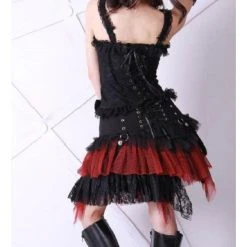 RQ-BL Adore Skirt And Corset Belt Set Red 11 RQ-BL Adore Skirt And Corset Belt Set Red -PUNK RAVE Sales lolita adore skirt 800x800 1200x