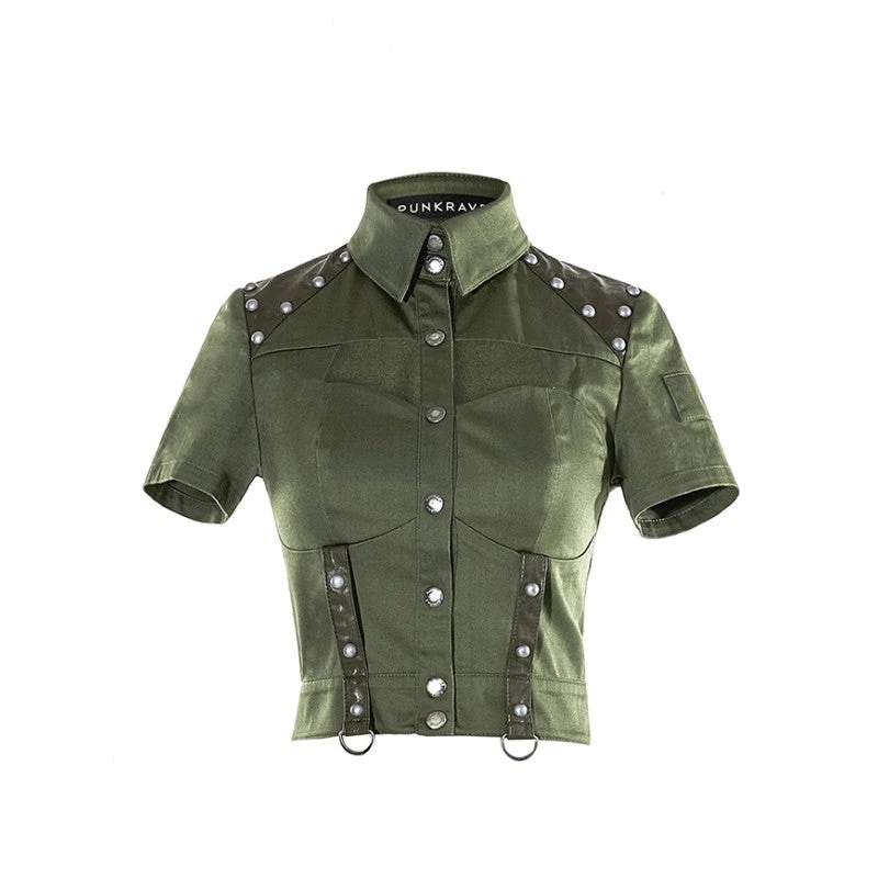 Military Sweetheart Top Punk Rave Military Sweetheart Top -PUNK RAVE Sales military sweetheart 1