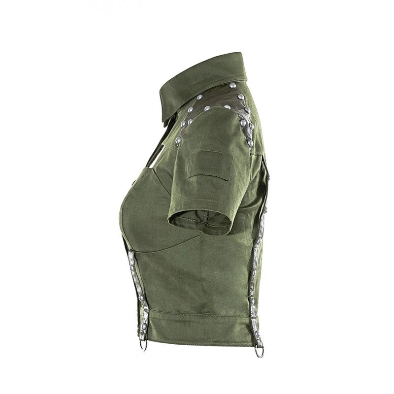 Military Sweetheart Top Punk Rave Military Sweetheart Top -PUNK RAVE Sales military sweetheart 2