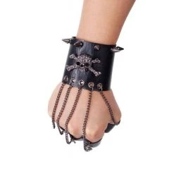 Punk Rave Pirate Wristcuff And Rings Set -PUNK RAVE Sales pirate wristband 800x800 1200x