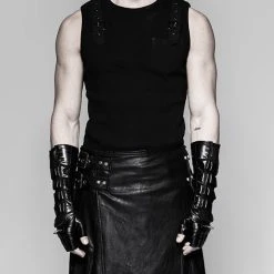 Punk Rave Cyber Fingerless Gloves