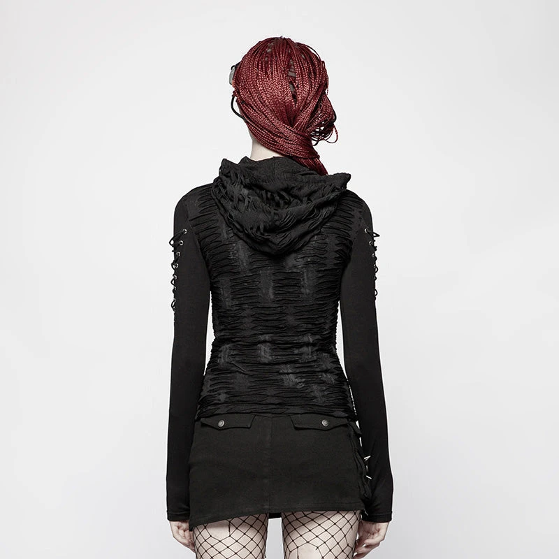 Female Assasain Hoodie Punk Rave Female Assasain Hoodie -PUNK RAVE Sales punk hoodie t