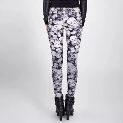 Punk Rave Halloween Skull Leggings - Coffee -PUNK RAVE Sales punk rave k 259 800x800 1200x