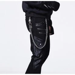 Punk Rave Skull Keychain