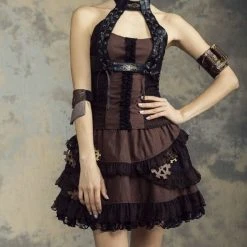 RQ-BL Steampunk Corset Top