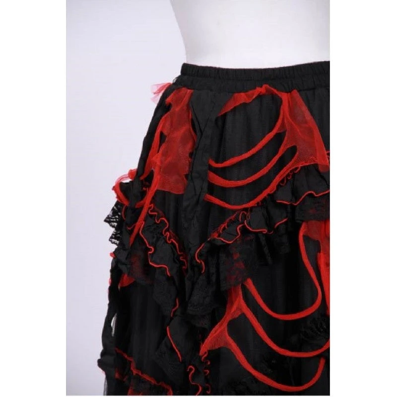 Shredded Fantasy Skirt RQ-BL Shredded Fantasy Skirt -PUNK RAVE Sales shredded fantasy skirt 2