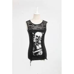 Punk Rave Bone Nuit Top 2 Punk Rave Bone Nuit Top -PUNK RAVE Sales skeleton tee 800x800 1200x