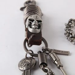 Punk Rave Skull Keychain -PUNK RAVE Sales skull details on key chain 800x800 1200x