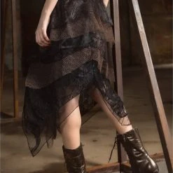 RQ-BL Alexia Steampunk Skirt 8 RQ-BL Alexia Steampunk Skirt -PUNK RAVE Sales steampunk skirt australia 1200x