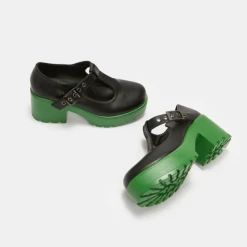 Koi Footwear Green Platform Mary Janes -PUNK RAVE Sales t strap green platform green mary janes image 3 1200x