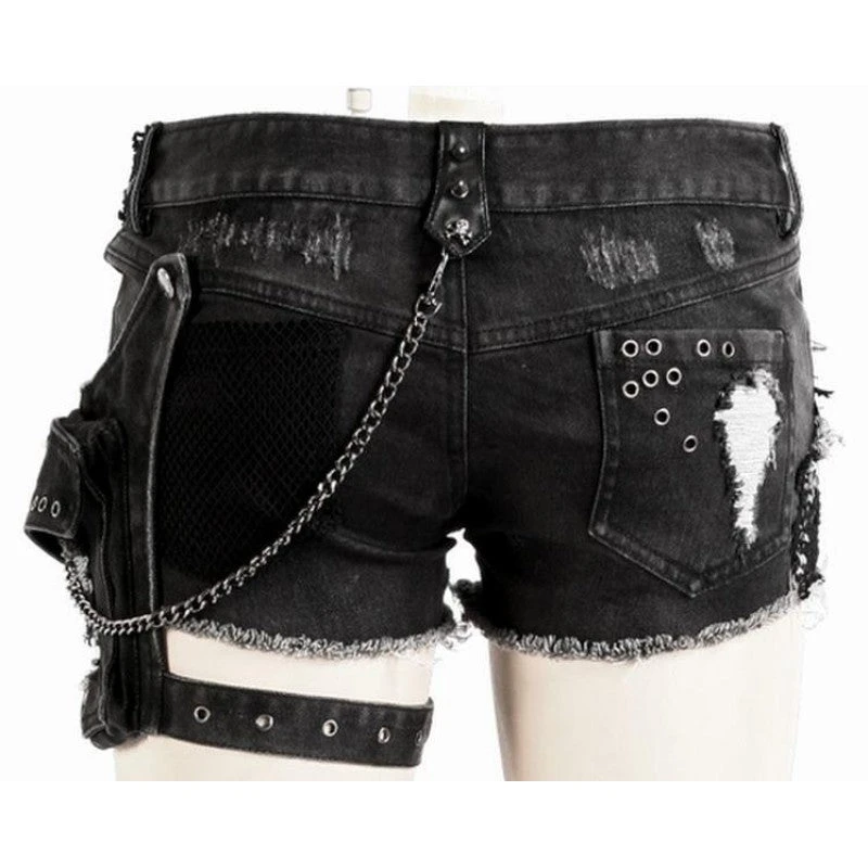 Tomb Raider Shorts Punk Rave Tomb Raider Shorts -PUNK RAVE Sales tomb raider short back