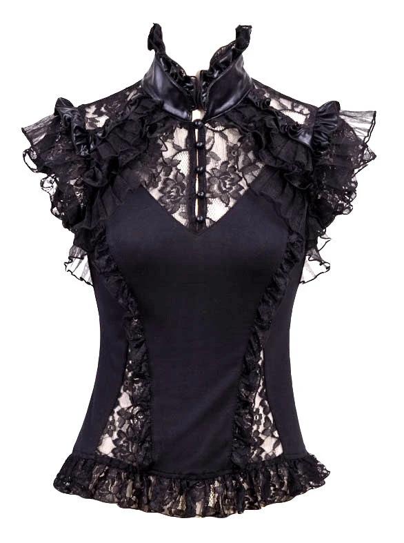 RQ-BL Countess Black Sleeveless Top 1 RQ-BL Countess Black Sleeveless Top